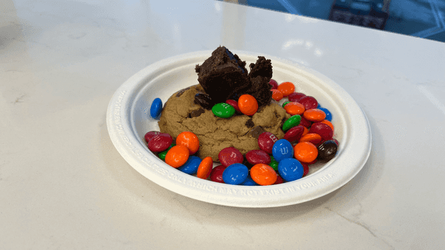 Snacks in the Admirals Club Houston